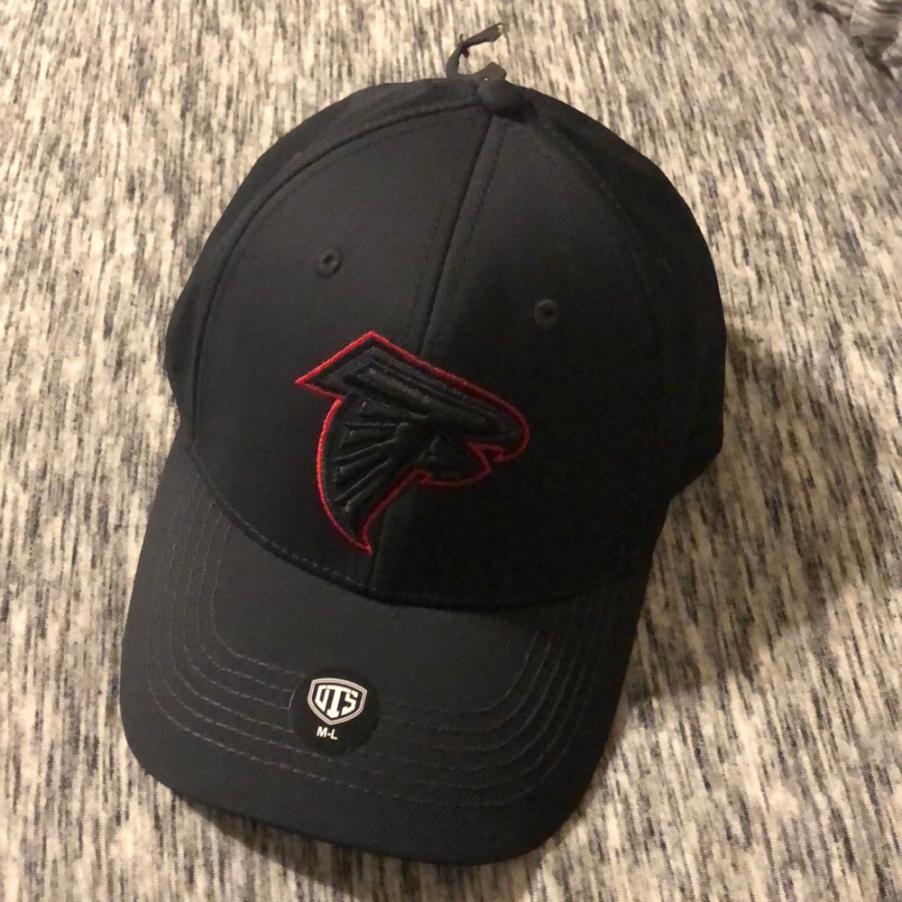 Black and red atlanta falcons cap